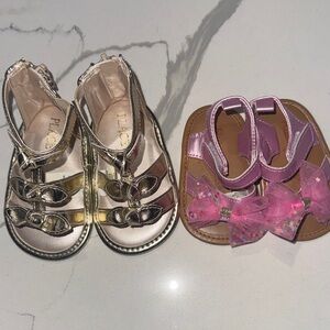 Two Pair Baby Girl Sandals